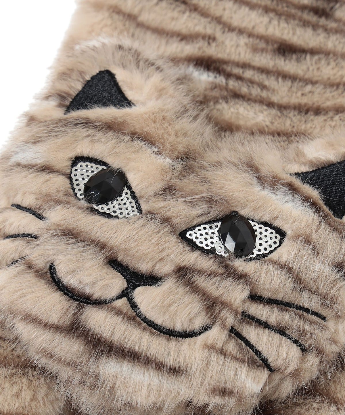 mmts（マミタス）キジトラ 猫 ティペット（ファッション雑貨 マフラー