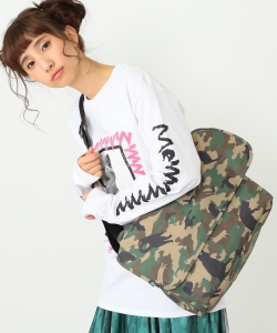 〈UNISEX〉mmts / 猫迷彩メッセンジャーバッグ