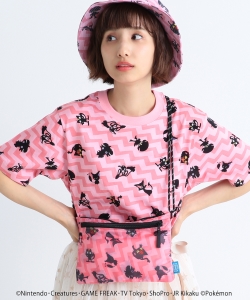 ▲〈UNISEX〉ポケモン / 総柄サコッシュ