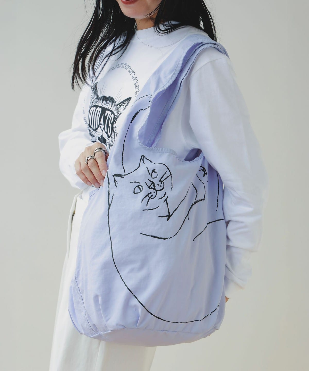 mmts（マミタス）ROOTOTE / ぶらさがり ネコ バッグ（バッグ トート
