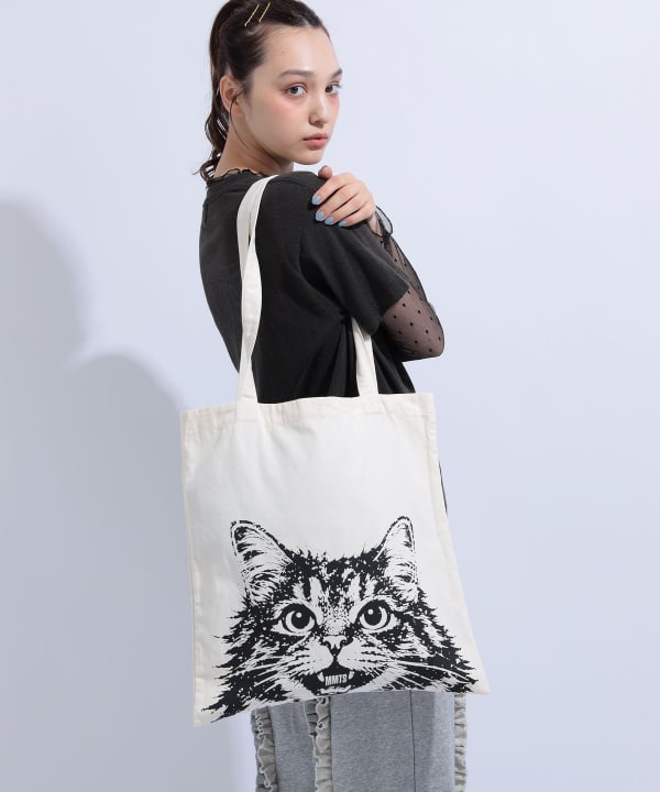 【+10%ポイントUP】CAT コットン トート バッグ