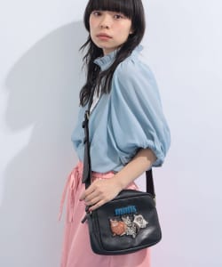 【別注】tamaoworld / 猫刺繍 ミニショルダーバッグ