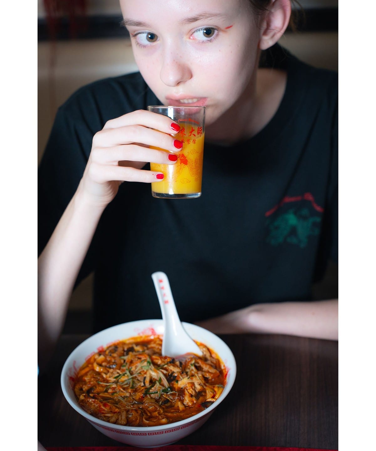 中川翔子 しょこたん 貪ぶり セット 丼ぶり レンゲ 食器 マミタス mmts（マミタス）中華丼ぶり（食器・キッチン・食品 食器）通販
