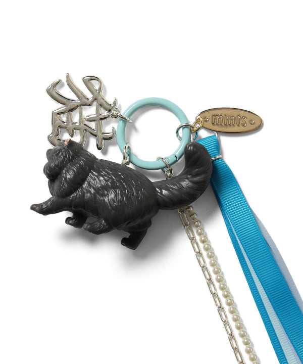 mmts（マミタス）猫リボン チャーム（財布・小物 キーホルダー）通販