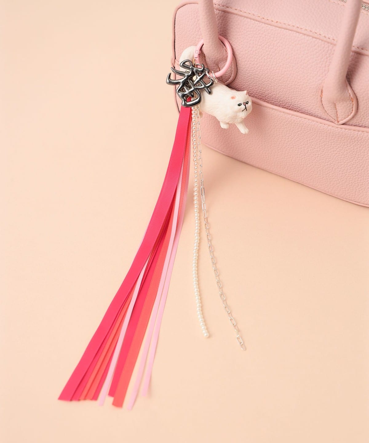 mmts（マミタス）猫リボン チャーム（財布・小物 キーホルダー）通販