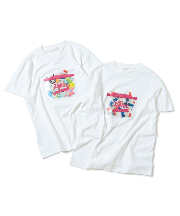 BEAMS COUTURE サンリオ✖️Ziploc(R) Tシャツ Mサイズ - メルカリ