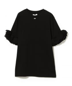 袖 レース フリル Tシャツ
