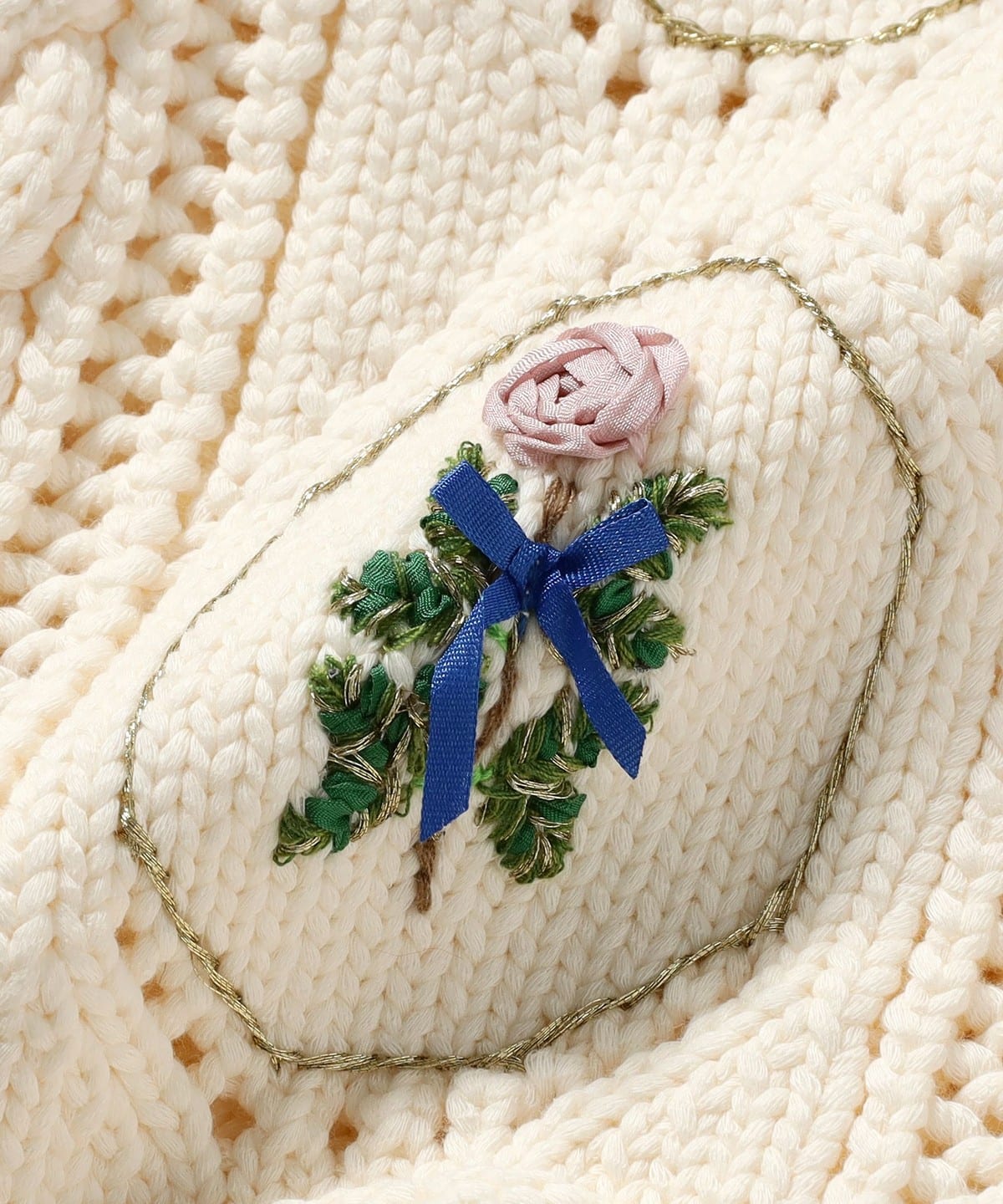 BEAMS COUTURE（ビームス クチュール）RURU MARY'S / 手刺繍のニット