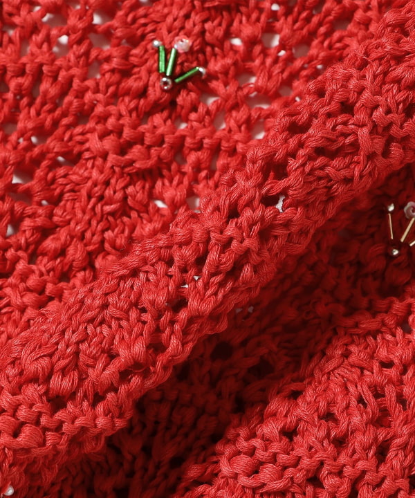 鏤空編織吊帶衫