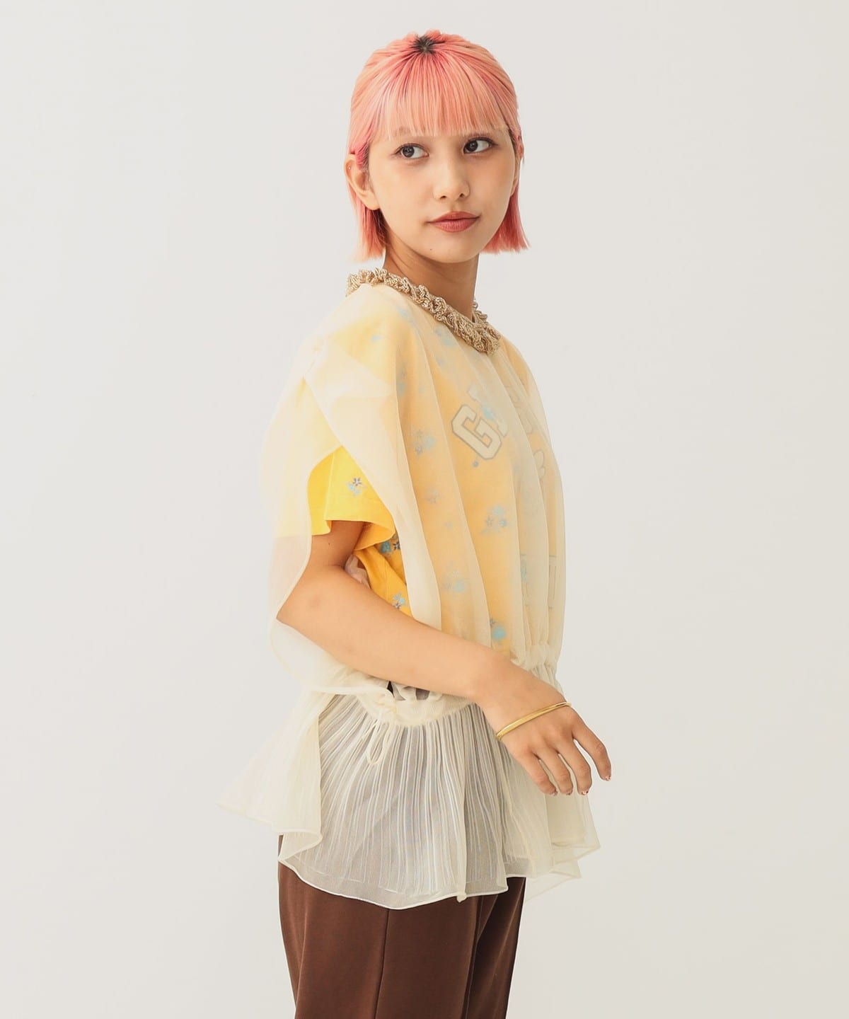 BEAMS COUTURE（ビームス クチュール）シースルー ニットベスト