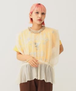 シースルー ニットベスト