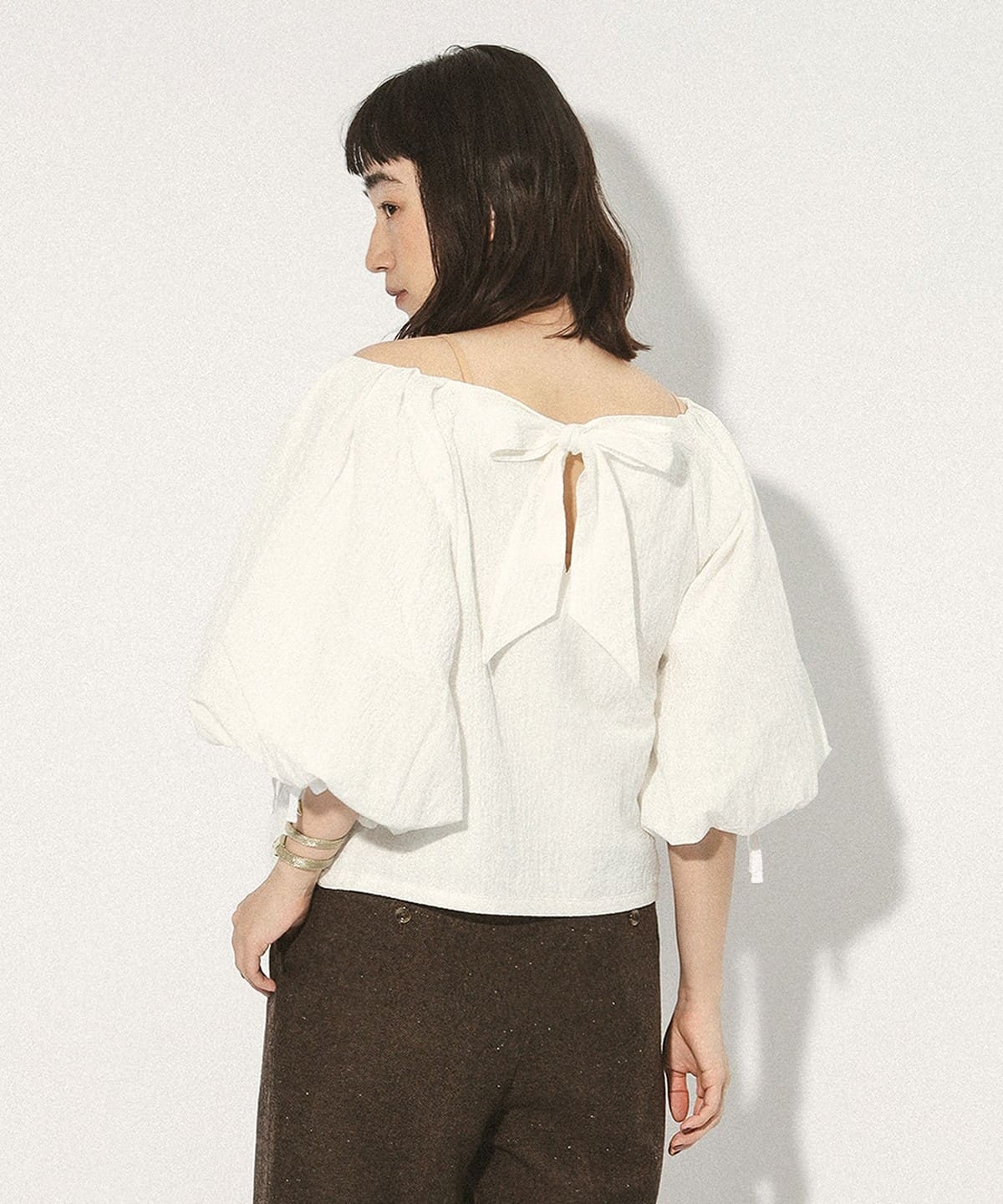 BEAMS COUTURE（ビームス クチュール）ボリューム 袖 ブラウス（シャツ 