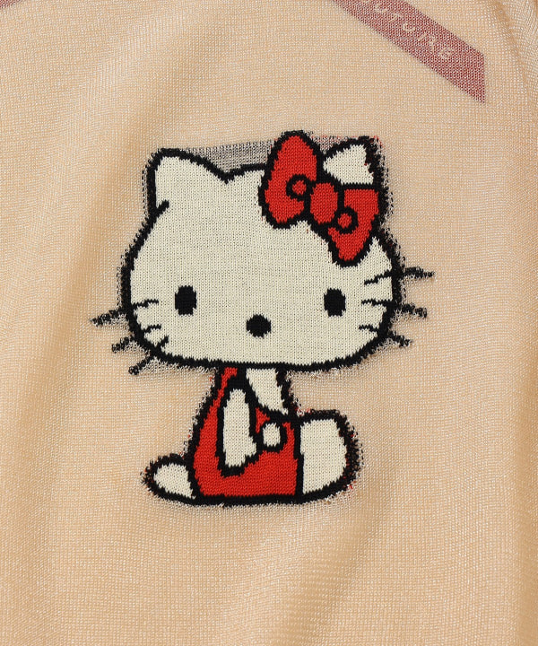 コットン100%リボン部分HELLO KITTY×BEAMS COUTURE ハローキティの透けるセーター -  houstoncreativesmiles.com