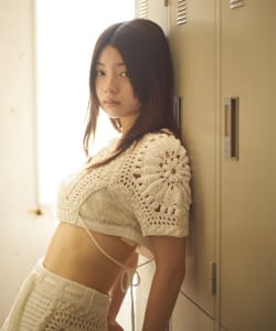 かぎ針ニット トップス