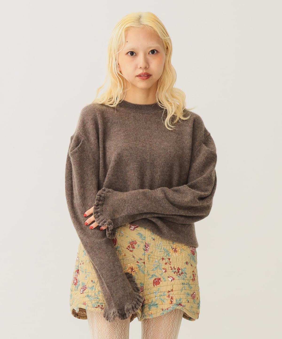 カシミヤ トップス トップス WOMEN TOP BROWN ONE SIZE カシミヤ トップス トップス WOMEN TOP BROWN ONE SIZE