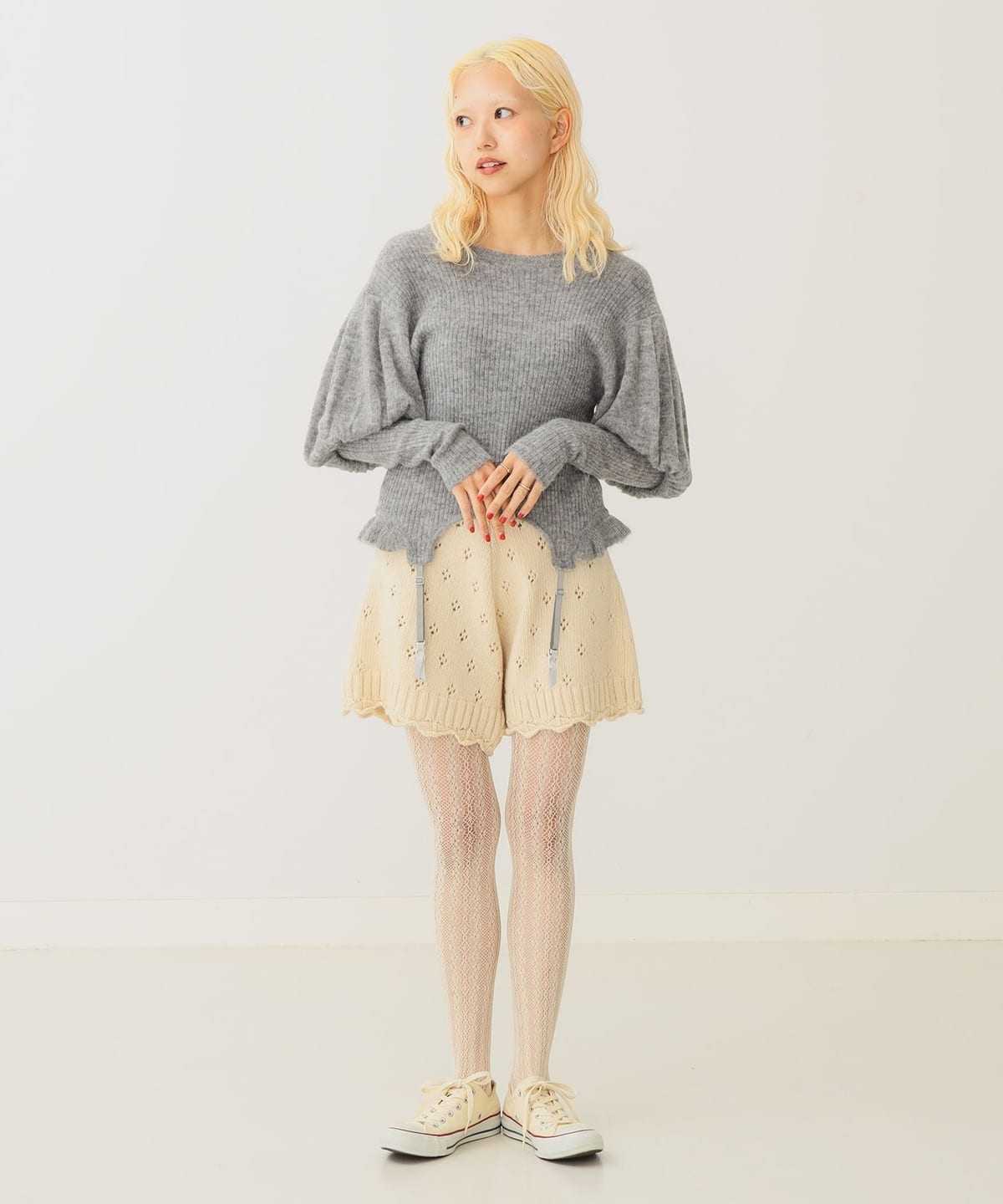 BEAMS COUTURE（ビームス クチュール）ガーターベルト ニット 