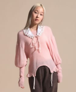 ガーターベルト ニット