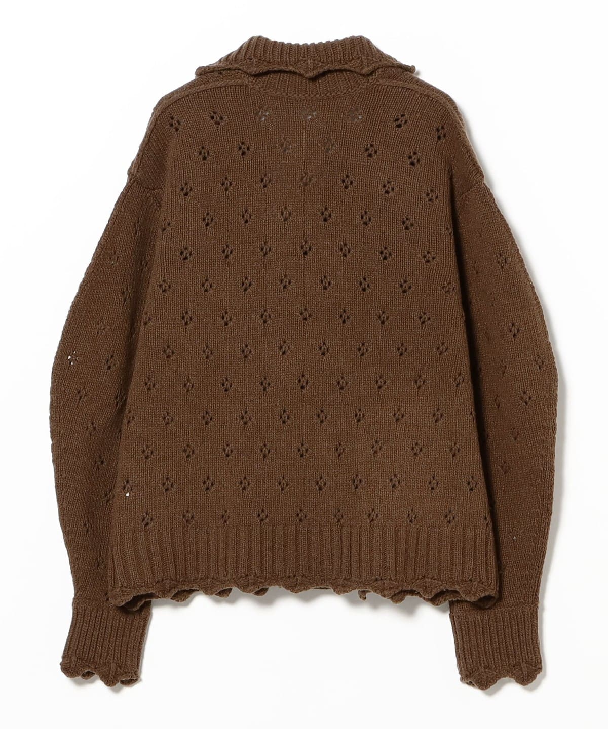 BEAMS COUTURE（ビームス クチュール）アイレット ニット ジャケット