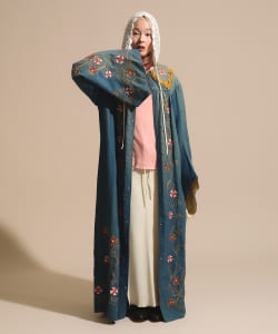 1890'S ヴィンテージ 刺繍ローブ