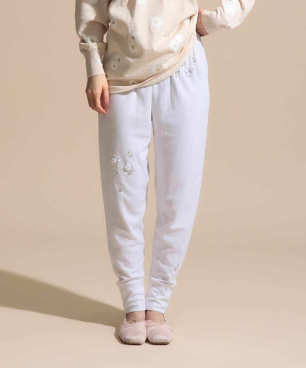 Lochie / リメイク カットソー パンツ パンツ WOMEN WHITE ONE SIZE Lochie / リメイク カットソー パンツ パンツ WOMEN WHITE ONE SIZE