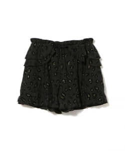 BEAMS COUTURE / レオパード フリル ショートパンツ●
