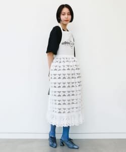 DEAN & DELUCA / レースのエプロンドレス