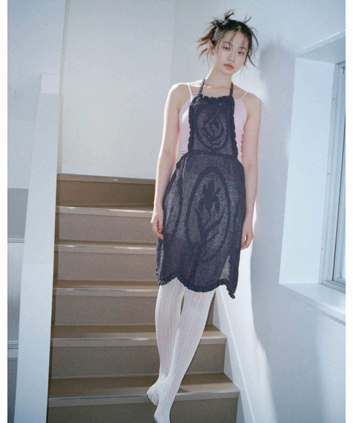 BEAMS COUTURE（ビームス クチュール）レース エプロン（ワンピース