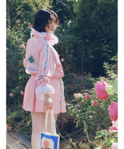 RURU MARY'S / お花のティグレ ジャージ スカート