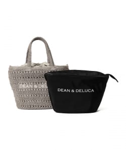 DEAN ＆ DELUCA × BEAMS COUTURE / クロッシェバスケットバッグ M（保冷バッグ付き）
