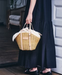 DEAN & DELUCA × BEAMS COUTURE / ラタン かごバッグ Sサイズ（保冷ポーチ付き）