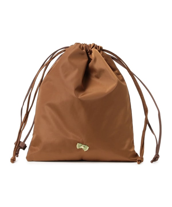 Two-tone drawstring bag