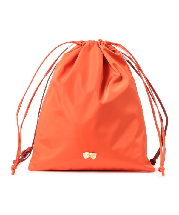 Two-tone drawstring bag