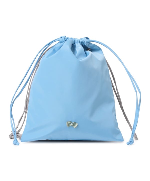 Two-tone drawstring bag
