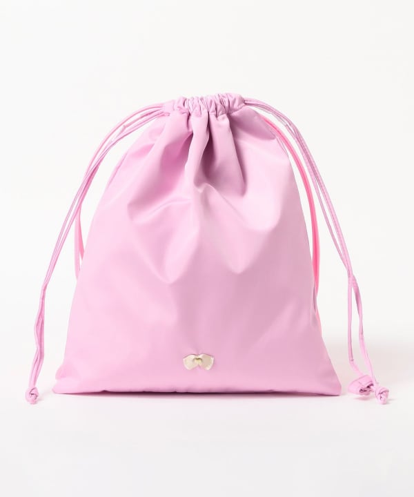 Two-tone drawstring bag