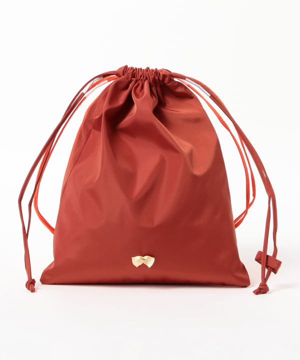 Two-tone drawstring bag