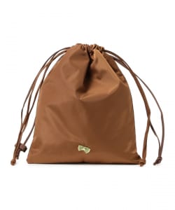 Two-tone drawstring bag