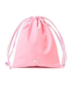 Two-tone drawstring bag