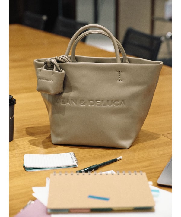DEAN & DELUCA × BEAMS COUTURE / ハイブリッド F レザー トートバッグ