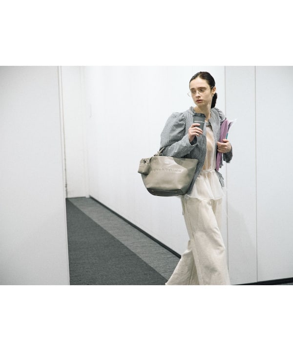 DEAN & DELUCA × BEAMS COUTURE / ハイブリッド F レザー トートバッグ