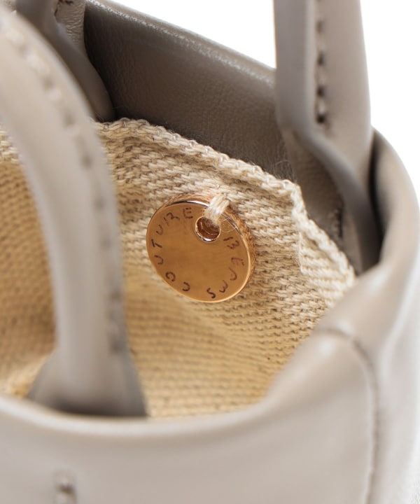 DEAN & DELUCA × BEAMS COUTURE / ハイブリッド F レザー トートバッグ