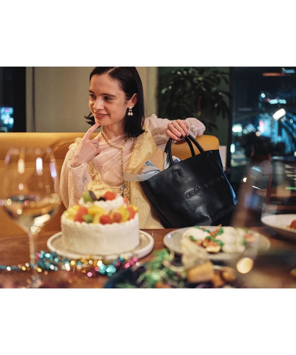 DEAN & DELUCA × BEAMS COUTURE / ハイブリッド F レザー トートバッグ