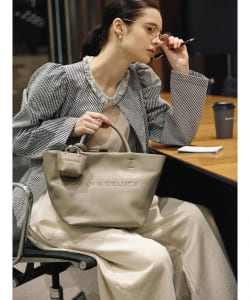 DEAN & DELUCA × BEAMS COUTURE / ハイブリッド F レザー トートバッグ