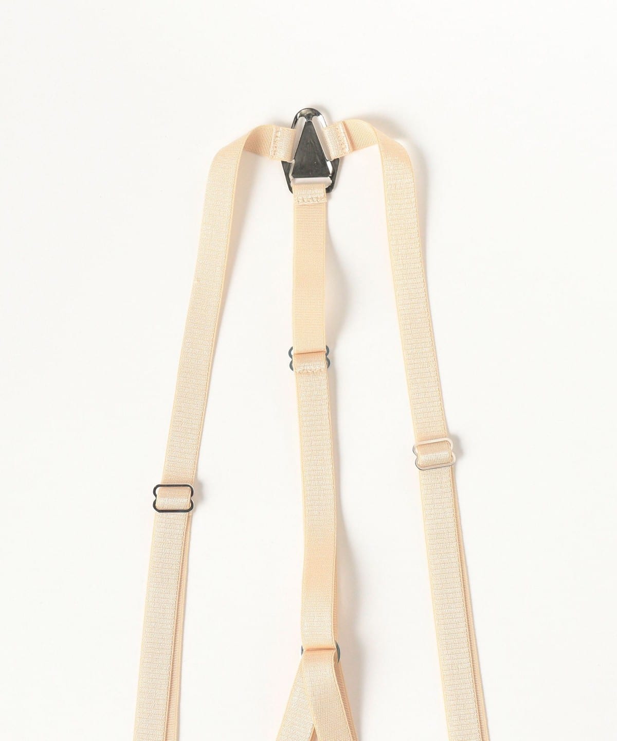 AD2021 21AW フリルハーネス 黒 サテン ポリエステル ベルト リンクルサテンセミフレアーパンツ(1 BLACK): STUDIOUS: WOMENS