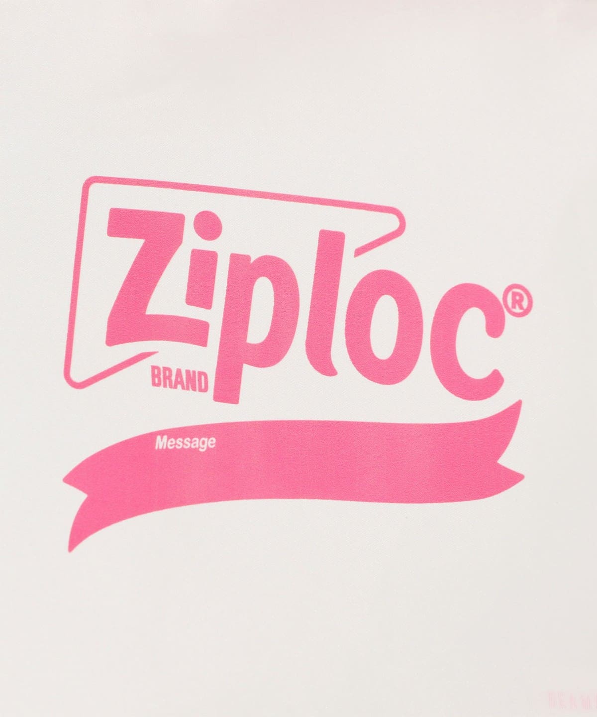 ビームス Ziploc(R) Ribbon / Zip オーガンジー ポーチ BEAMS COUTURE〉がデザイン監修した『Ziploc(R) Ribbon』の新