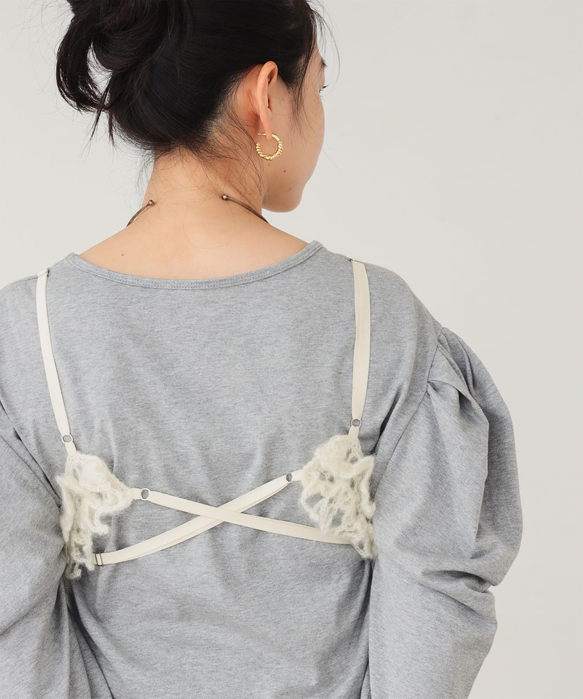 BEAMS COUTURE（ビームス クチュール）手編み モヘヤニットブラ