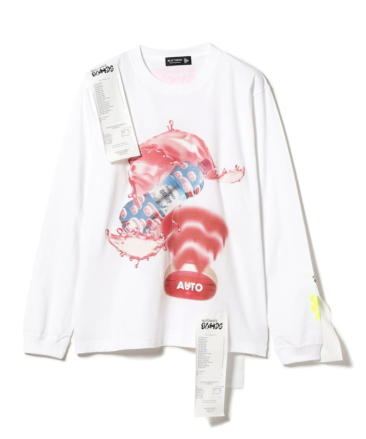 BE AT TOKYO ビー アット トーキョー / Supernatural LABO Automatic Bloods ロングスリーブ Tシャツ Tシャツ・カットソー MEN WHITE M BE AT TOKYO ビー アット トーキョー / Supernatural LABO Automatic Bloods ロングスリーブ Tシャツ Tシャツ・カットソー MEN WHITE M