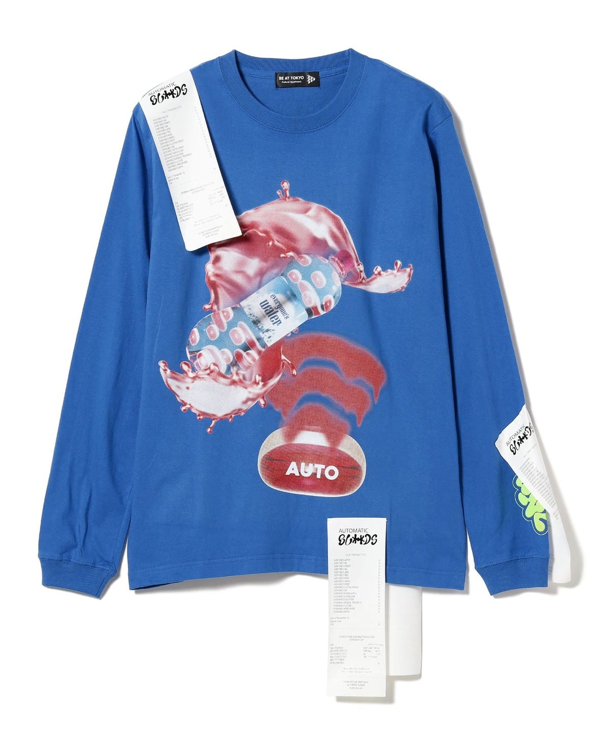 BE AT TOKYO ビー アット トーキョー / Supernatural LABO Automatic Bloods ロングスリーブ Tシャツ Tシャツ・カットソー MEN BLUE L BE AT TOKYO ビー アット トーキョー / Supernatural LABO Automatic Bloods ロングスリーブ Tシャツ Tシャツ・カットソー MEN BLUE L
