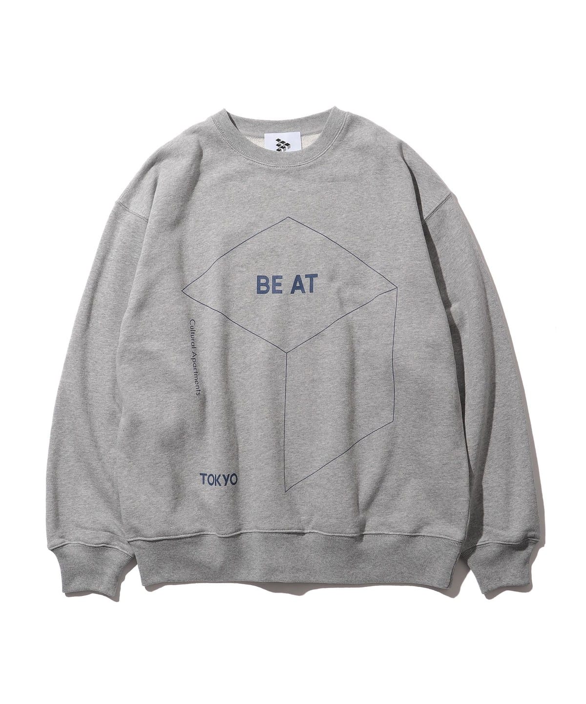 BE AT TOKYO ビー アット トーキョー / クルーネック スウェットシャツ PS 1 トップス MEN LT. GREY L BE AT TOKYO ビー アット トーキョー / クルーネック スウェットシャツ PS 1 トップス MEN LT. GREY L
