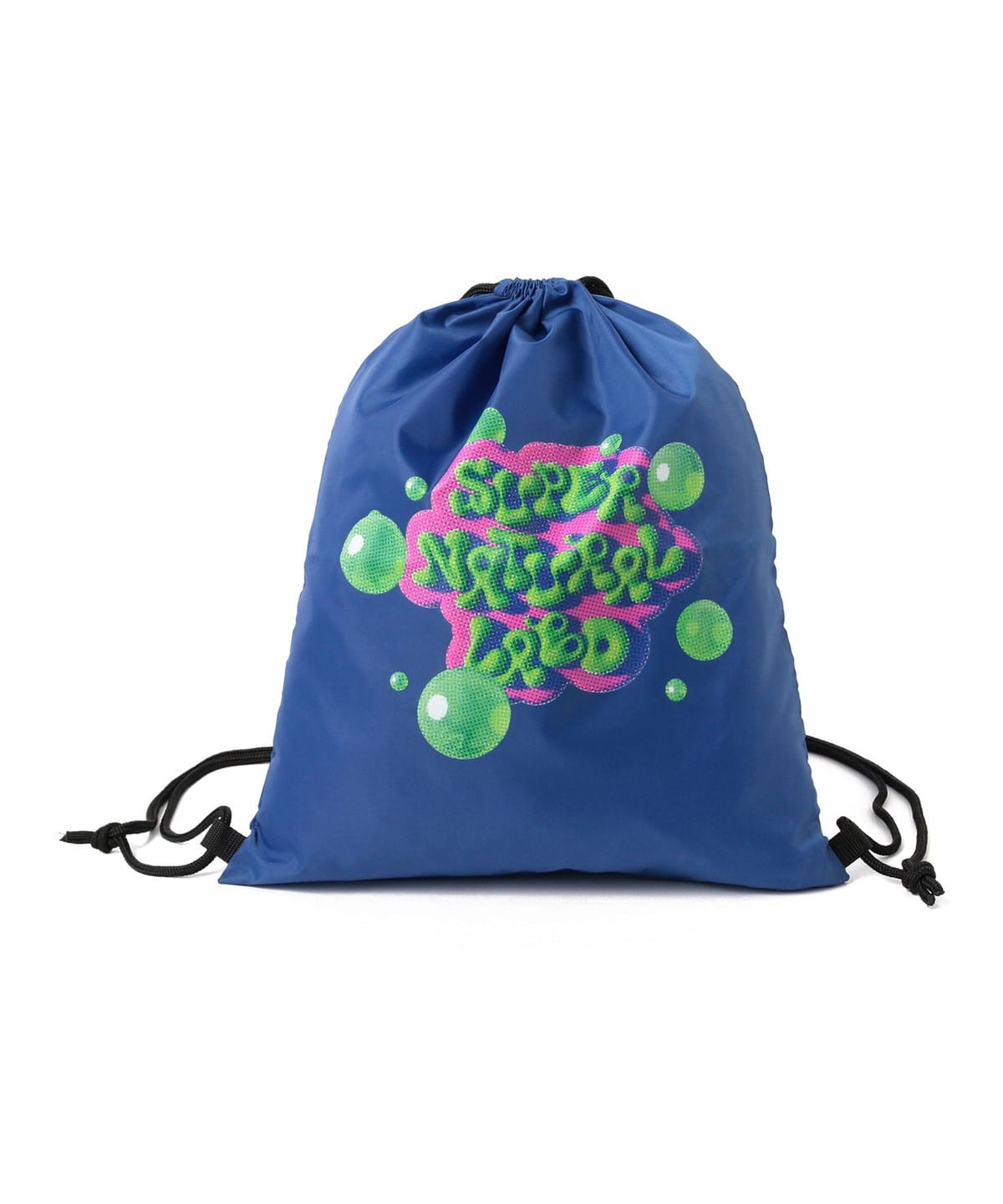 BE AT TOKYO ビー アット トーキョー / Supernatural LABO オリジナルナップサック バッグ MEN BLUE ONE SIZE BE AT TOKYO ビー アット トーキョー / Supernatural LABO オリジナルナップサック バッグ MEN BLUE ONE SIZE