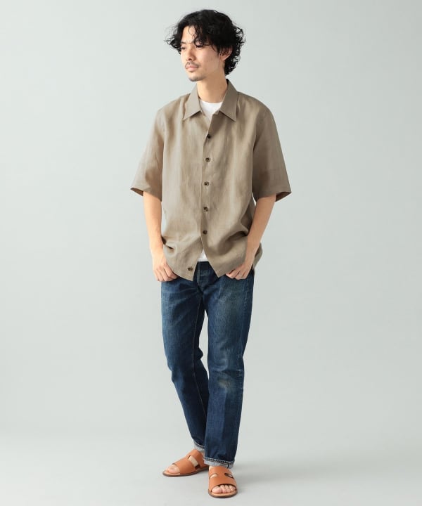 BEAMS F（ビームスF）ORIAN × BEAMS F / 別注 オープンカラー ショート 